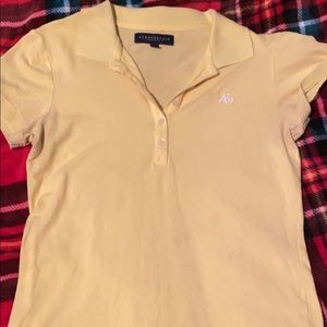 Yellow collard shirt